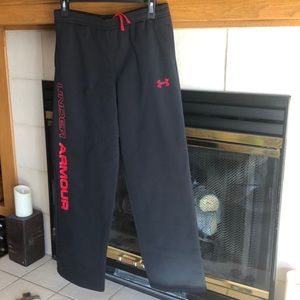 Black Under Armour sweat pants
